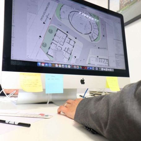 Made Architecture staff member designing